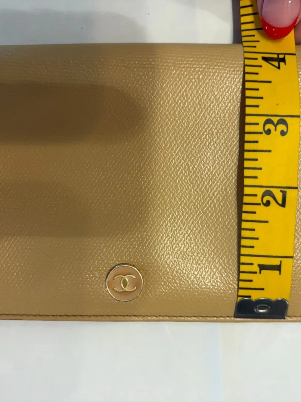 CoCo Chanel Yellow Gold Beige Wallet May 2007